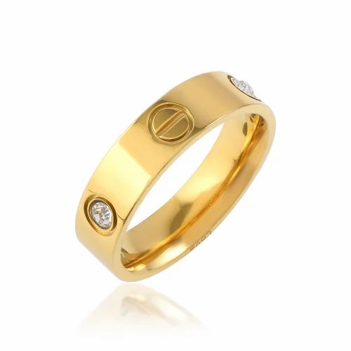 Diamond Cartier Rose Gold Ring