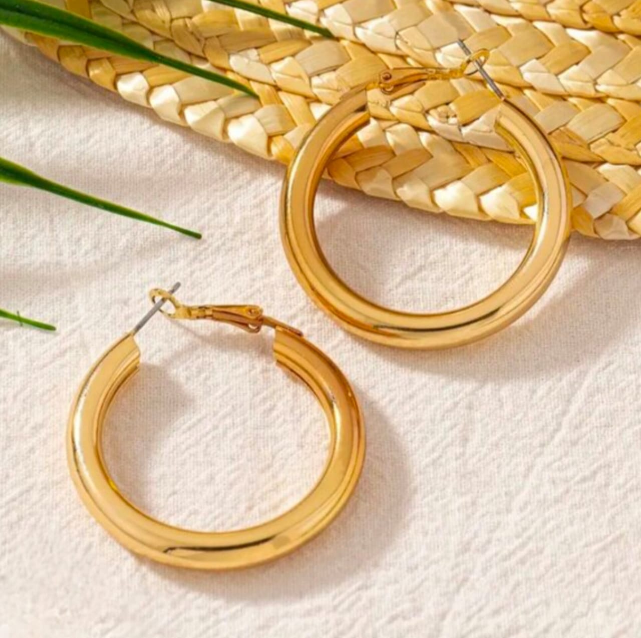 Large Chunky Hoop Earrings