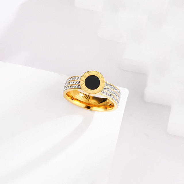 Luxury Black Stone Ring