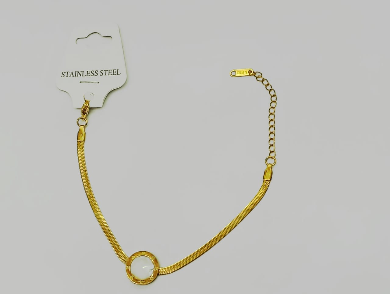 White Shell Snake Bracelet