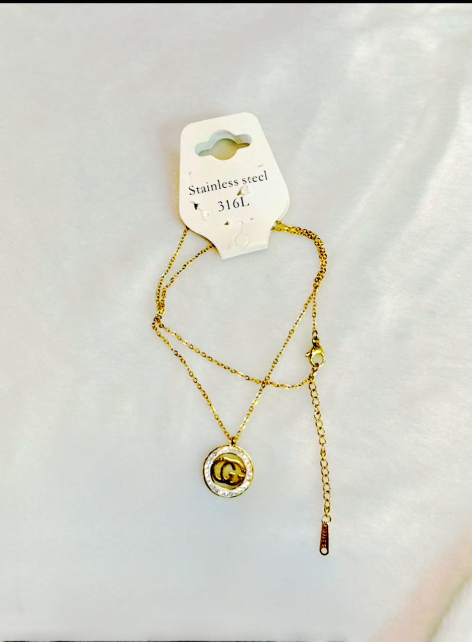 GUCCI Inspired Stainless Steel Pendant