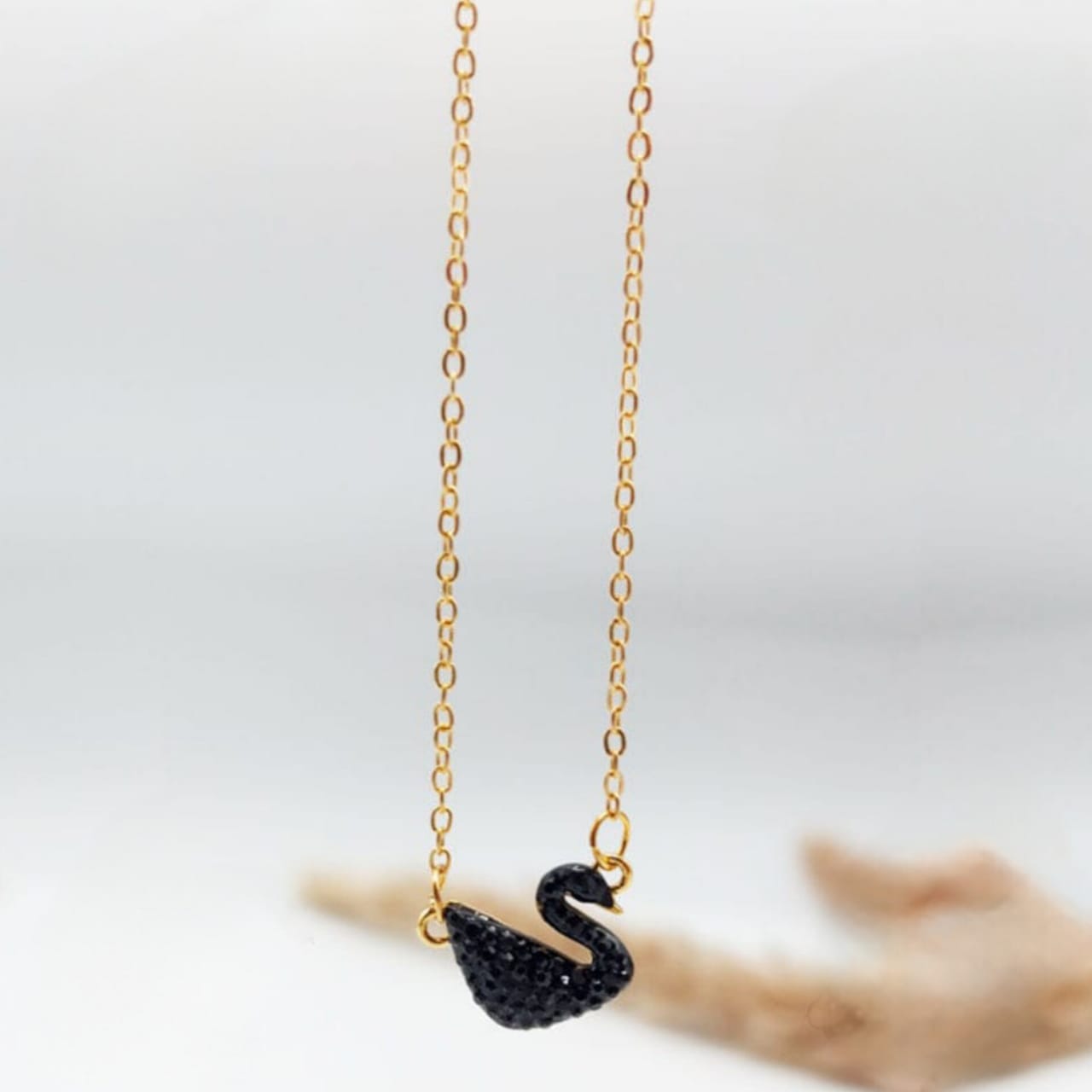 Stainless Steel Swan Pendant